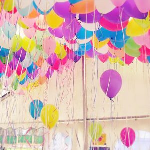 Шары под потолок «Ассорти 100» гелиевые воздушные шары