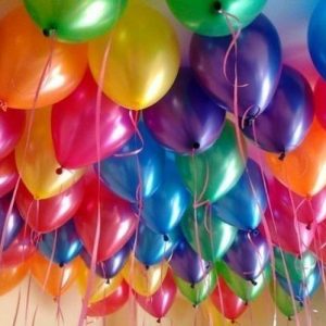 Шары под потолок «Ассорти 50» гелиевые воздушные шары