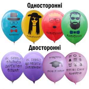 Воздушные шарики на Выпускной