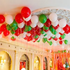 Шарики под потолок «Земляника»