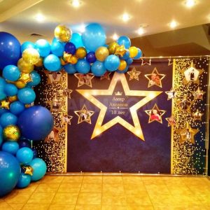 фотозона из шариков "10 лет"