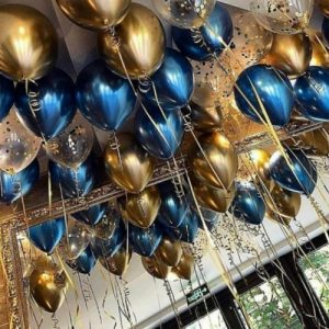 Шары под потолок «Чистое небо и яркое »	С конфетти, Шары Хром. 15 шт;солнце