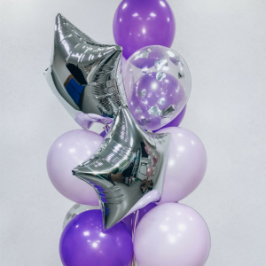 ФОНТАН СЕРЕБРО + СИРЕНЕВЫЙ, 11 шт