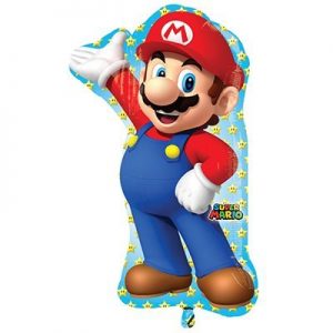 Super Mario Bros Jumbo Balloon. Шар фольгированный Супер Марио.89см