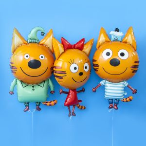 Фольгированный шар Три Кота. 3шт