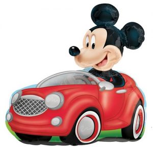 Фигура Микки Маус на машине 85 см