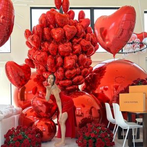 Шары на 14 февраля 105шт