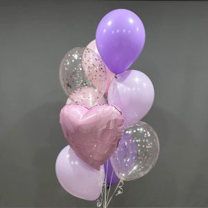 Шары для девочки. Воздушные шары на день рождения.9шт