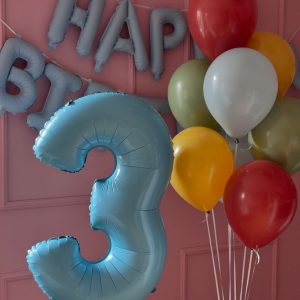 Красивые шарики для мальчика..11 шт